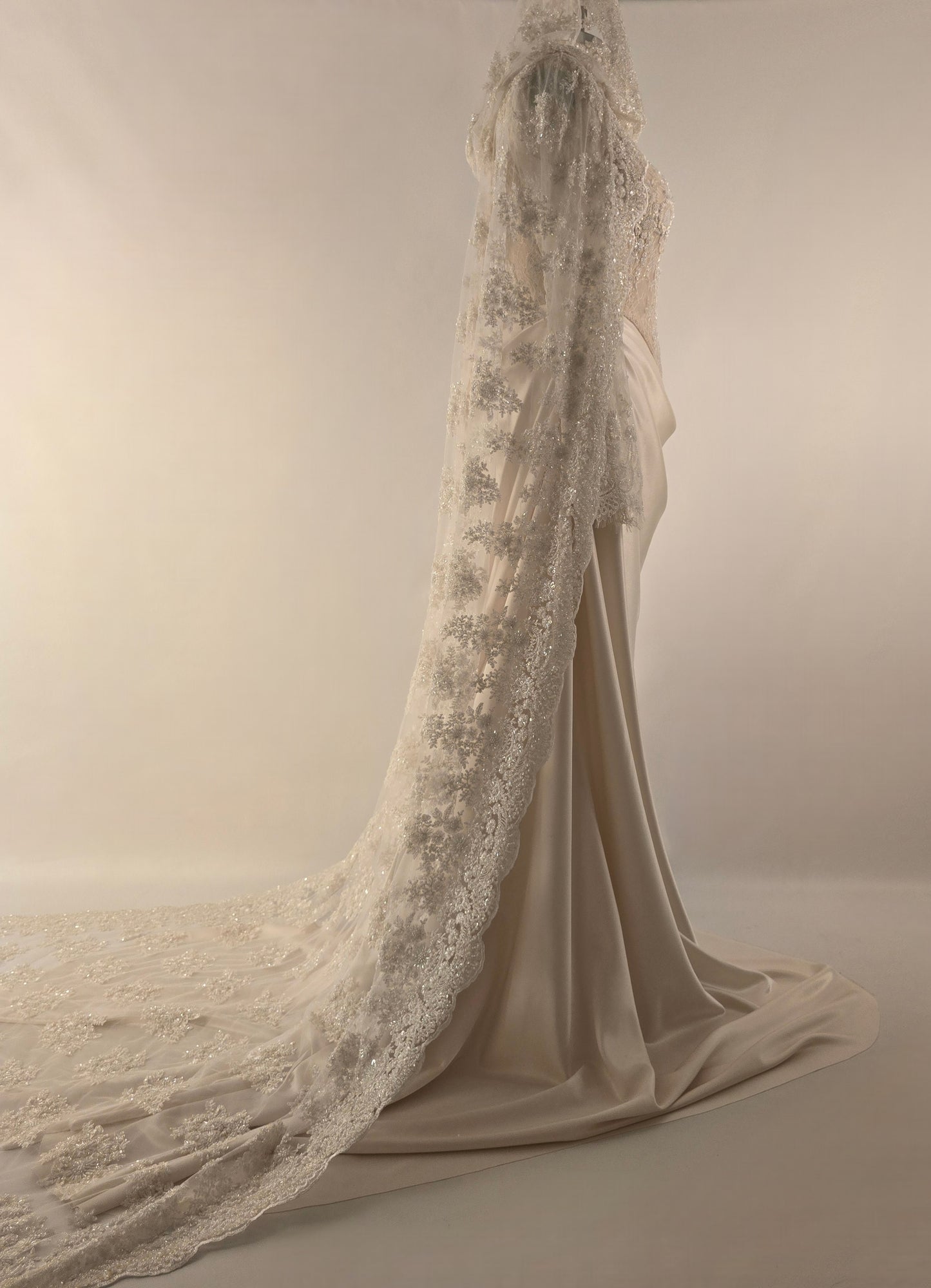Nicolai Hooded Cape Veil